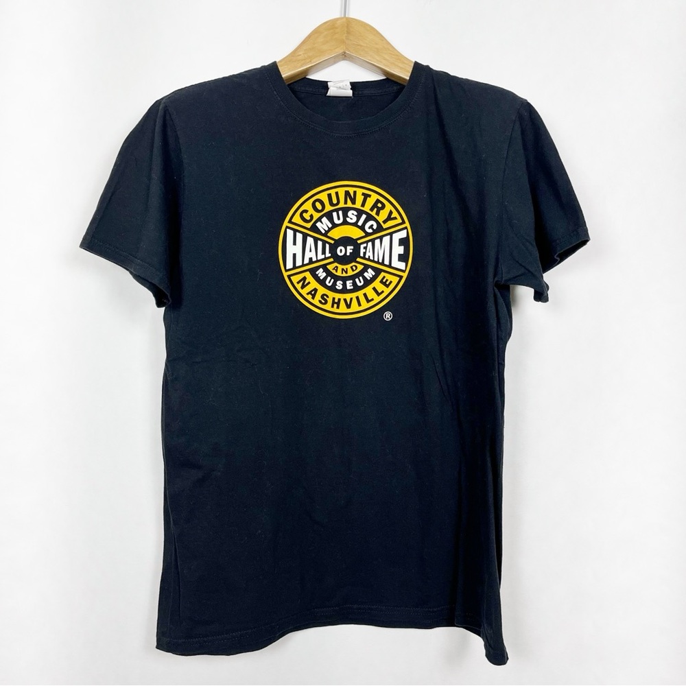 Men 100% Cotton Black Country Music Hall of Fame Nashville T-Shirt Size Large - Picture 8 of 9